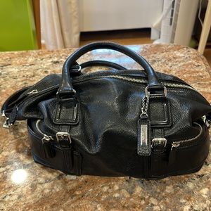 Cole Haan Leather Satchel bag black